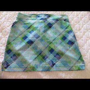 Coral Bay Multi Color Skort Size 10 P